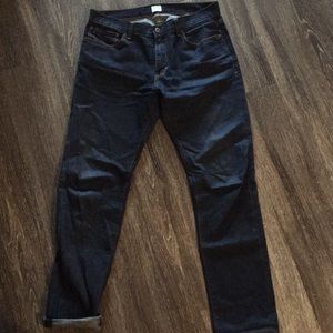 J crew men’s dark jeans urban slim